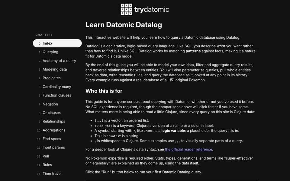 Screenshot of trydatomic.org